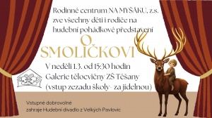 Pozvánka na divadelní divadelní představení O Smolíčkovi