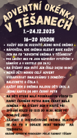 Adventní okénka opět v Těšanech
