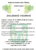 Pozvánka: Zájezd na Znojemské vinobraní