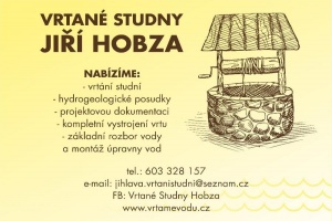 Nabídka odvrtání zkušebního vrtu - studny