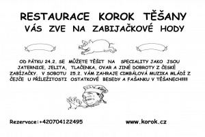 Pozvánka na zabíjačkové hody do Koroka