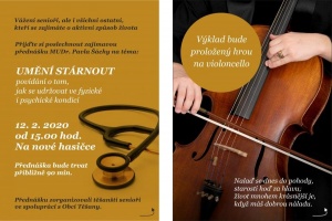 Pozvánka: Přednáška - Umění stárnout