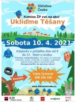 Pozvánka k Úklidu Těšan dne 10.4.