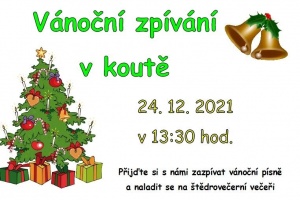 Pozvánka:Vánoční zpívání v koutě