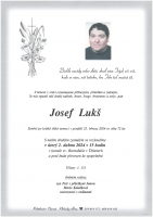 Smuteční oznámení - pan Josef Lukš - 25.3.2024